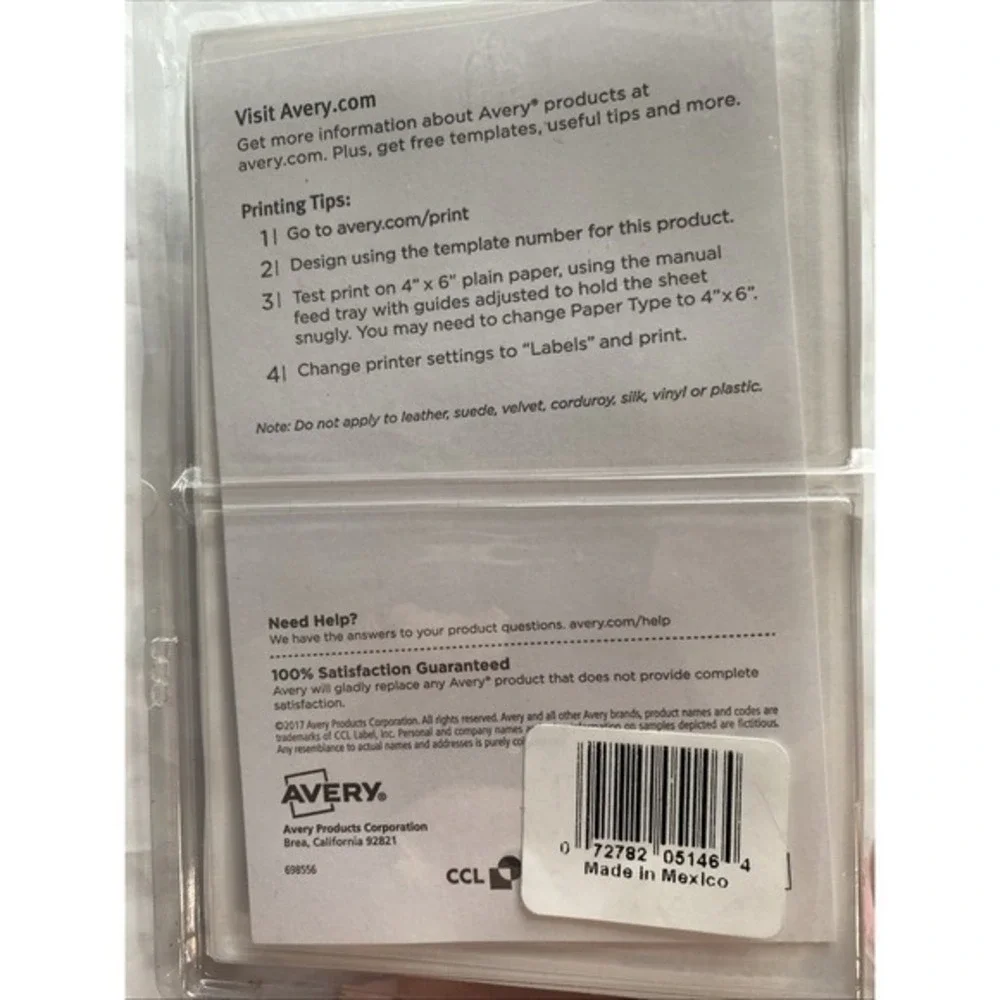 Avery Dennison Ave-5146 Name Badge Label - 2.34